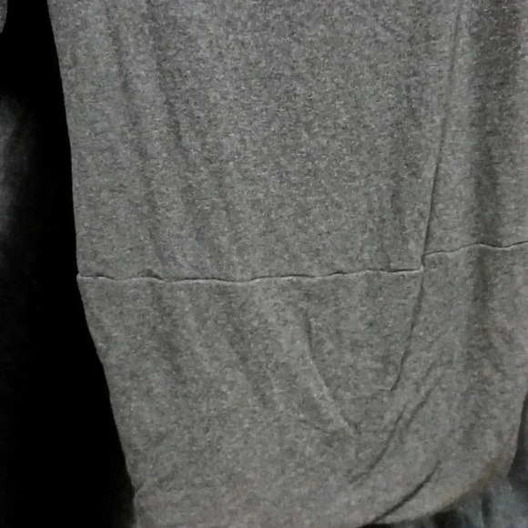 3/4 sleeve length dark gray size small midi dress - Picture 5 of 7